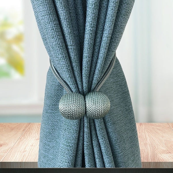 SET (2 St.) Raffhalter mit Magnet für Gardinen